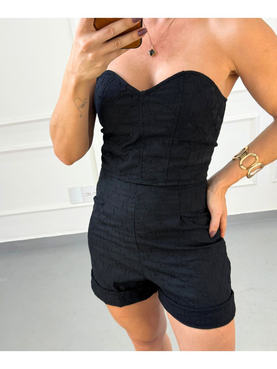 Conjunto Itália Em Linho Cordonê Preto