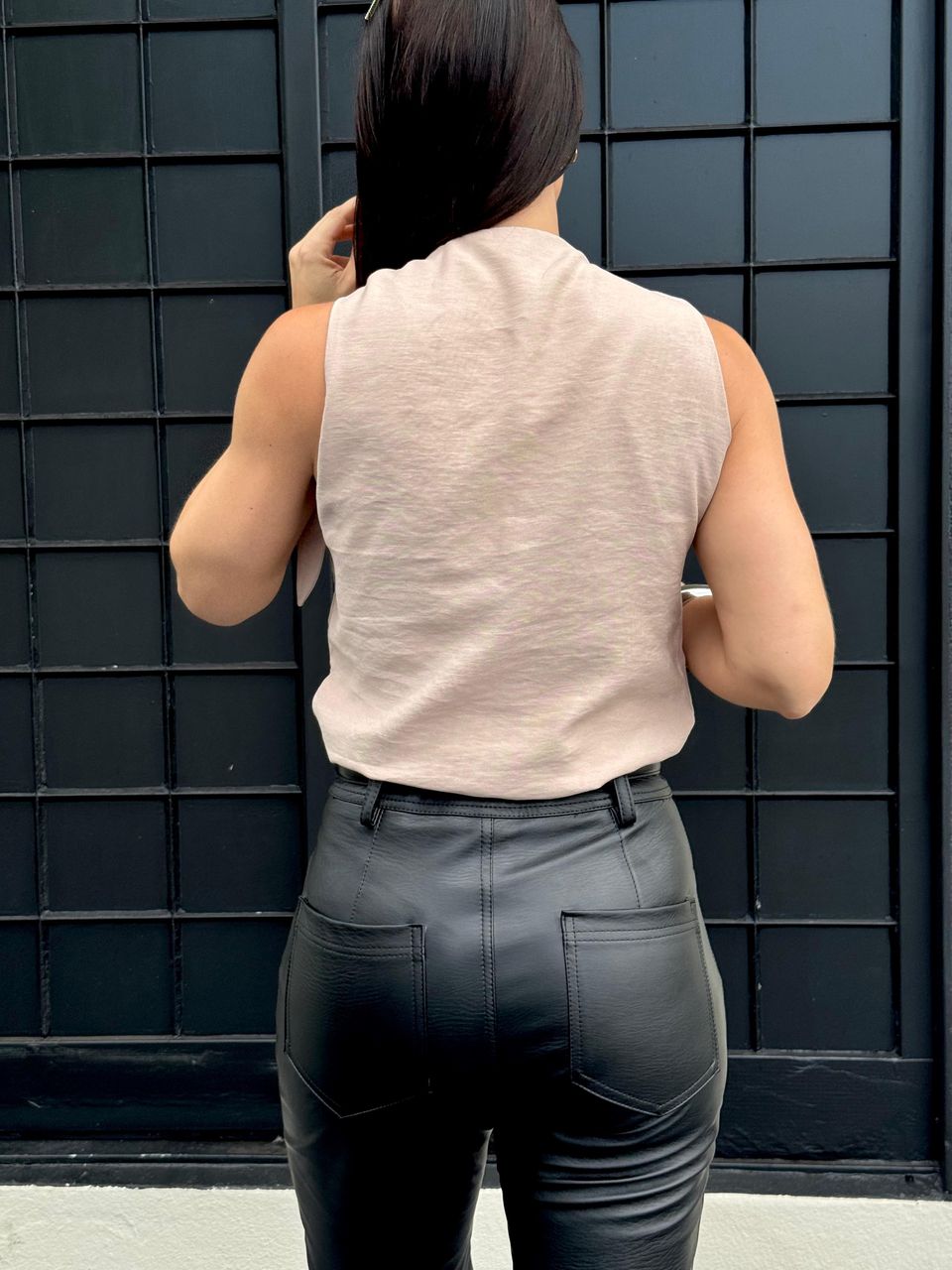 Blusa Amanda Laço Nude