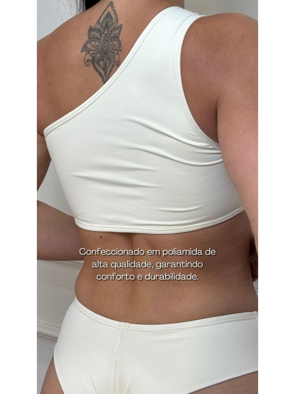 Body Nula Manga Riviera Creme