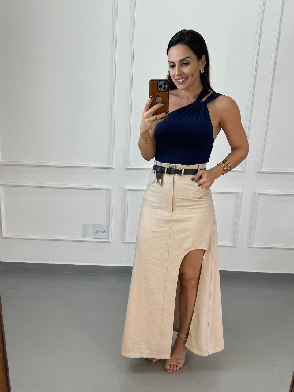Body Verena Azul Marinho