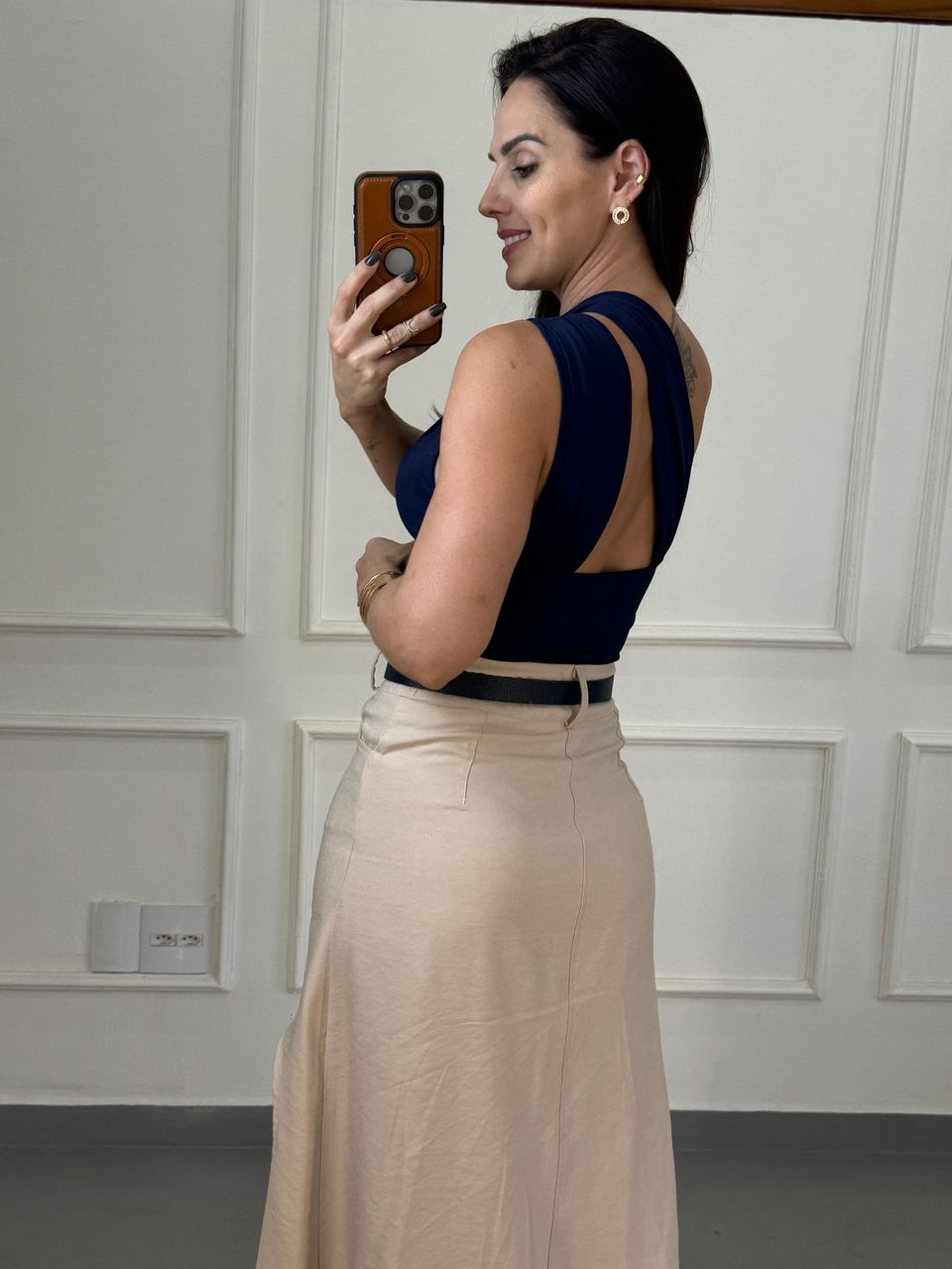 Body Verena Azul Marinho