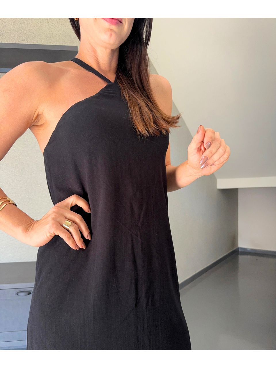 Vestido Viscolinho Lala Preto