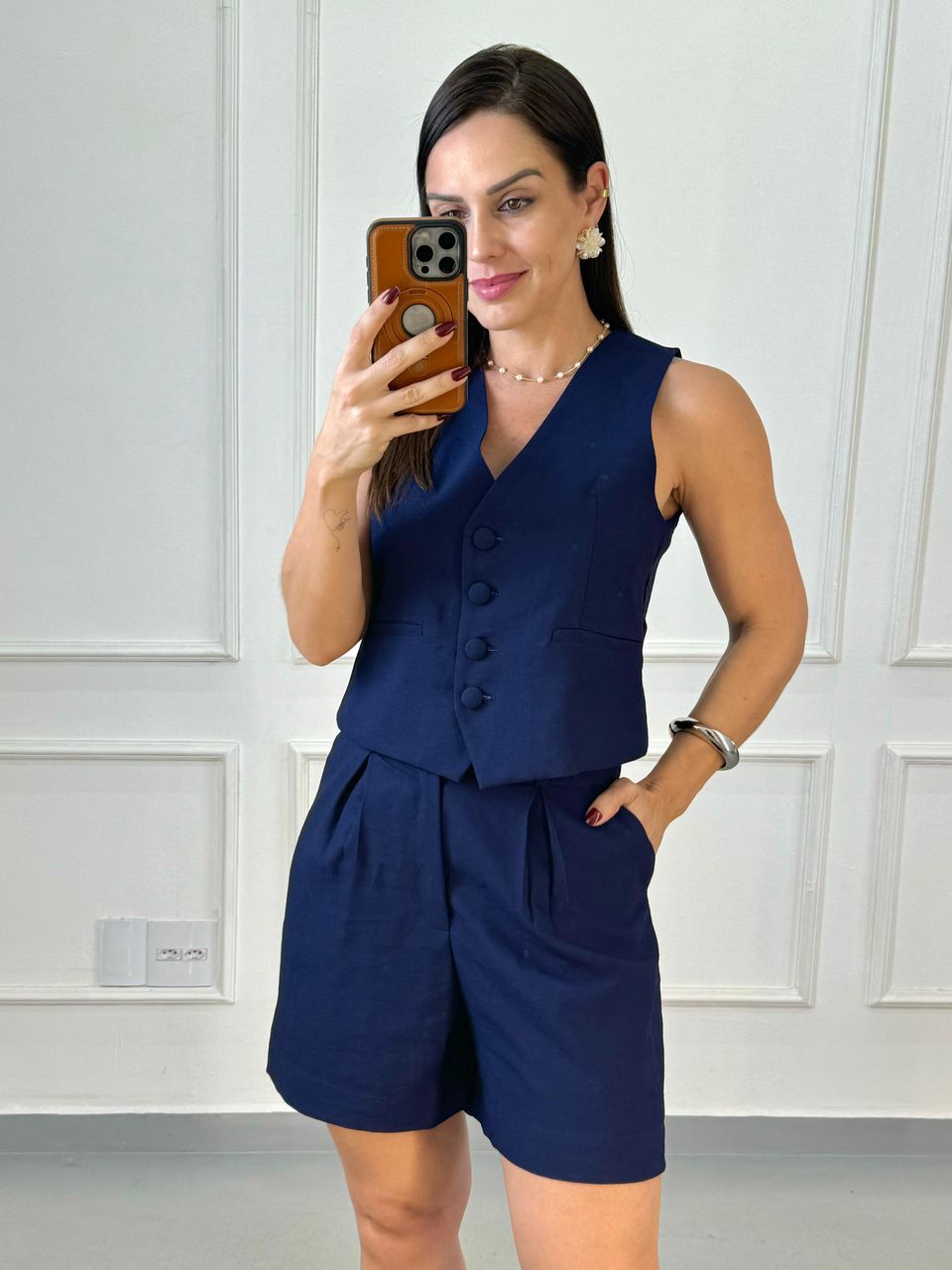 Colete Liz Azul Marinho