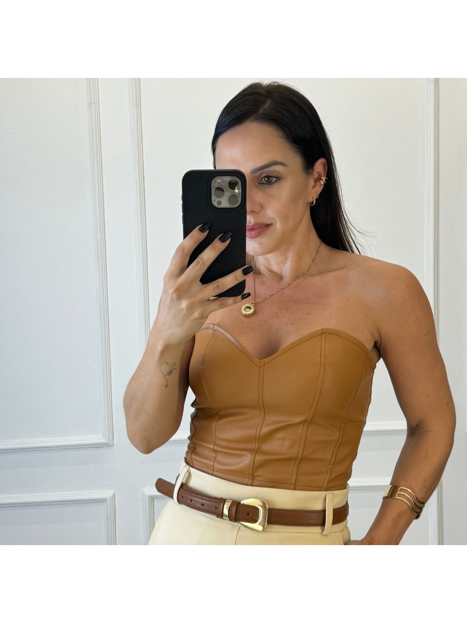 Corselet Courino Dubai Caramelo - Arpaia