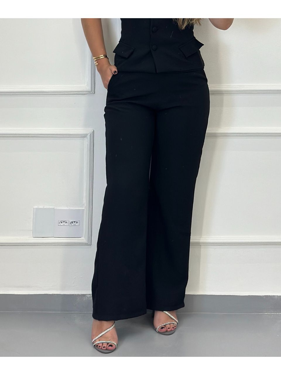Calça Alfaiataria Paris Preto - Arpaia