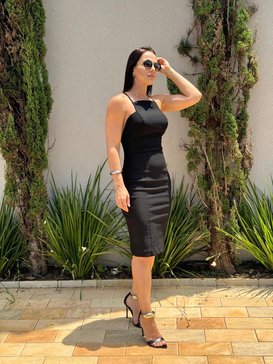 Vestido Genebra Preto Liso