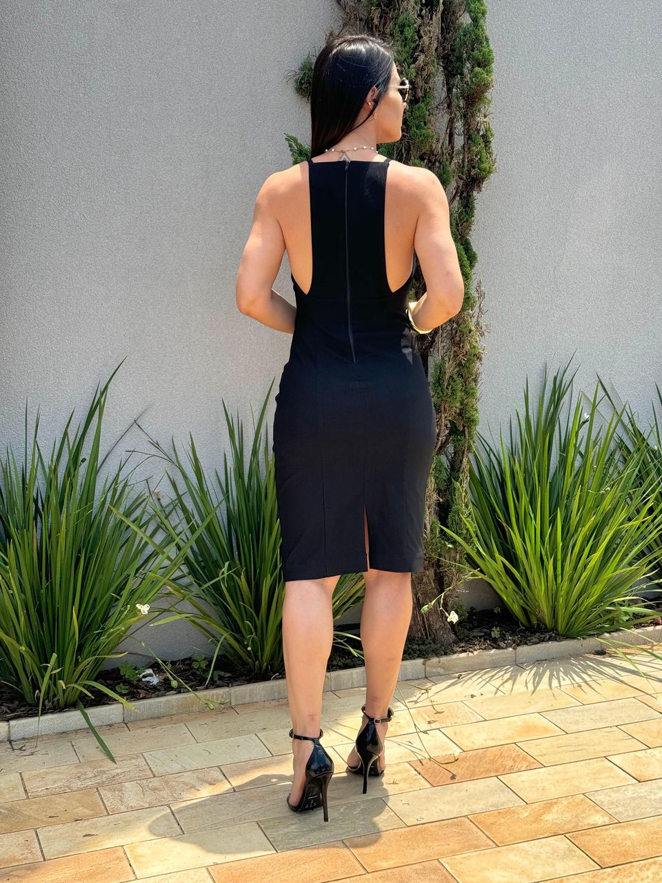 Vestido Genebra Preto Liso