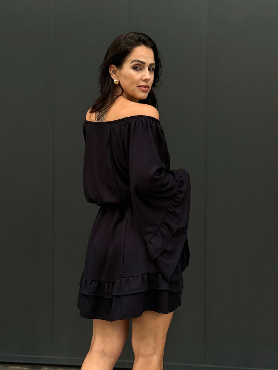 Vestido Boho Charlotte Preto