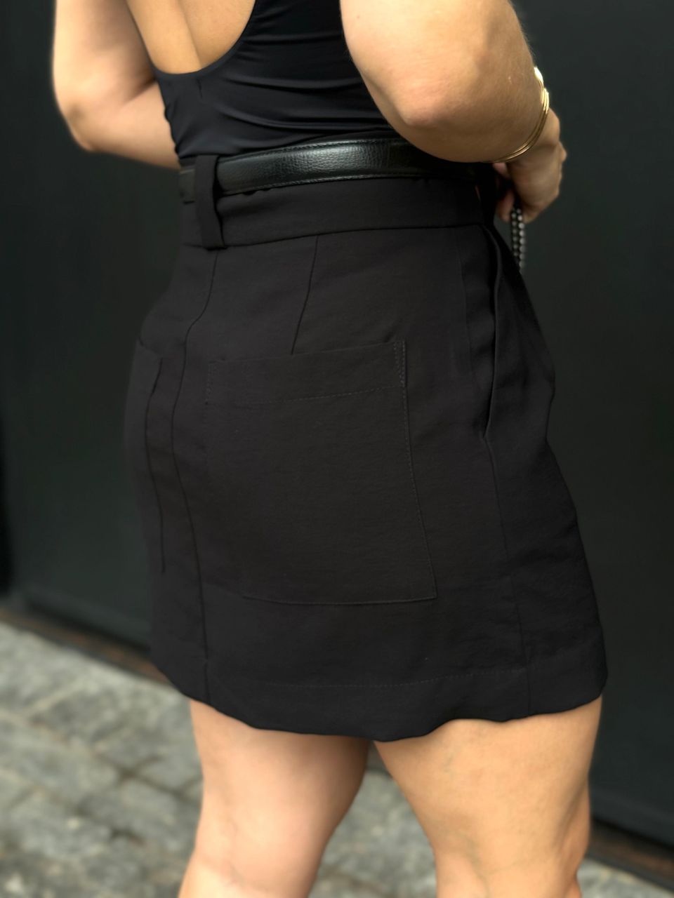 Mini Saia Diane Preta