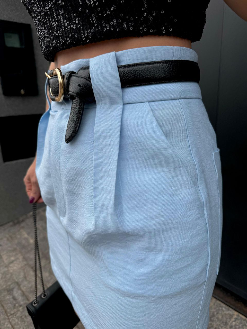 Mini Saia Diane Azul