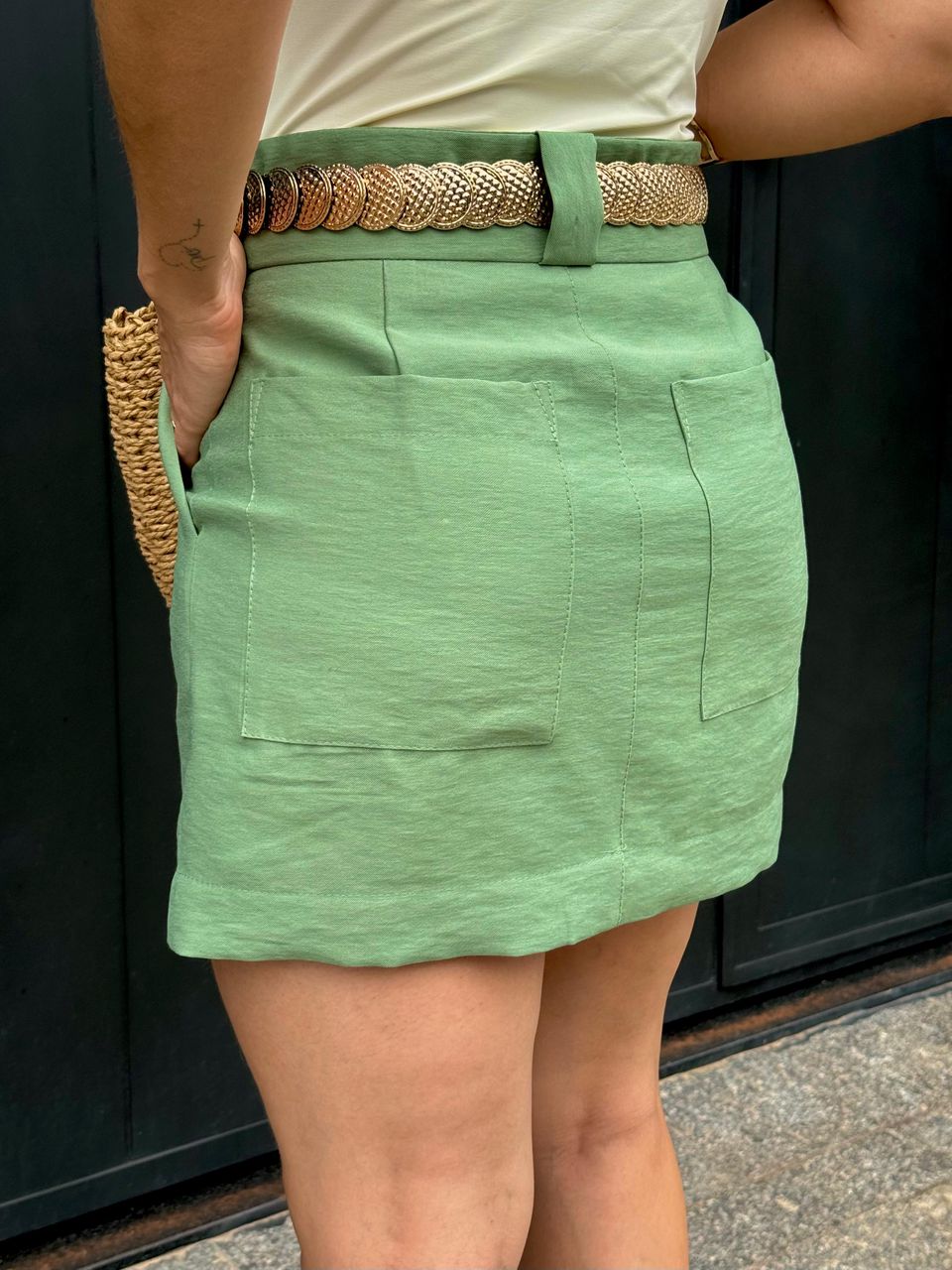 Mini Saia Diane Verde