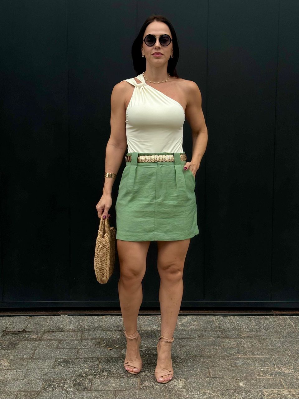 Mini Saia Diane Verde