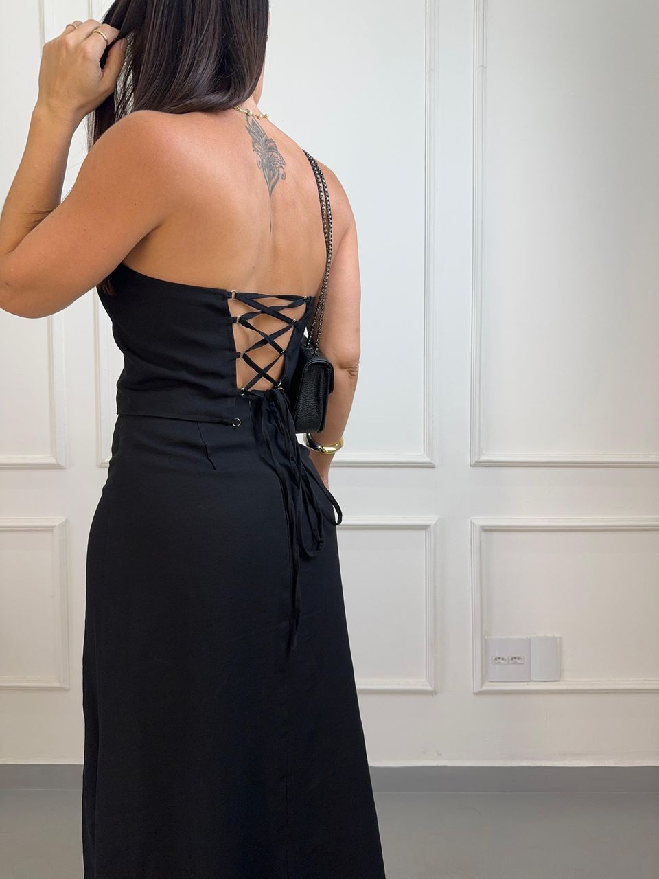Corselet Olivia Preto