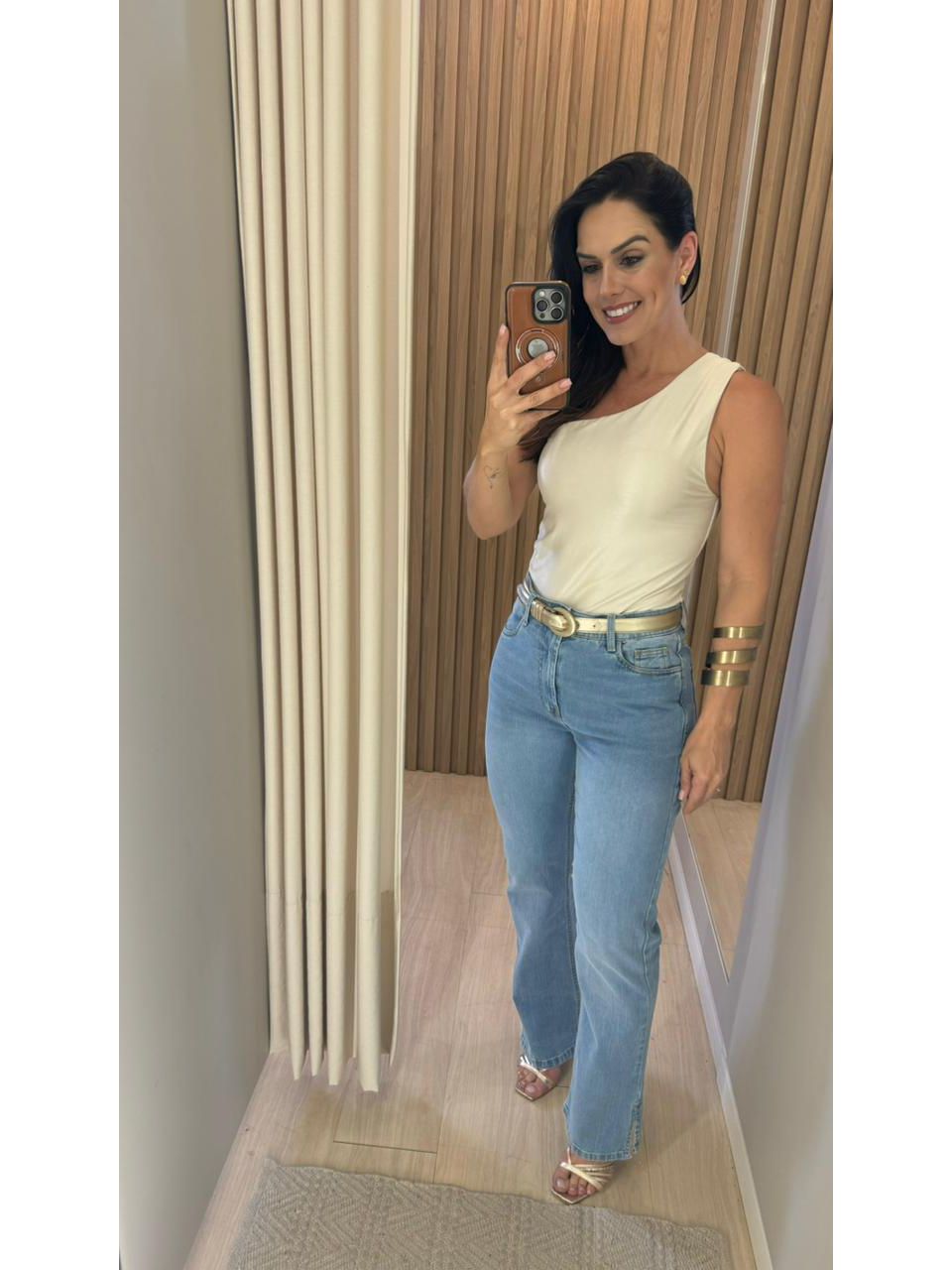 Body Nula Manga Pérola Catherine 