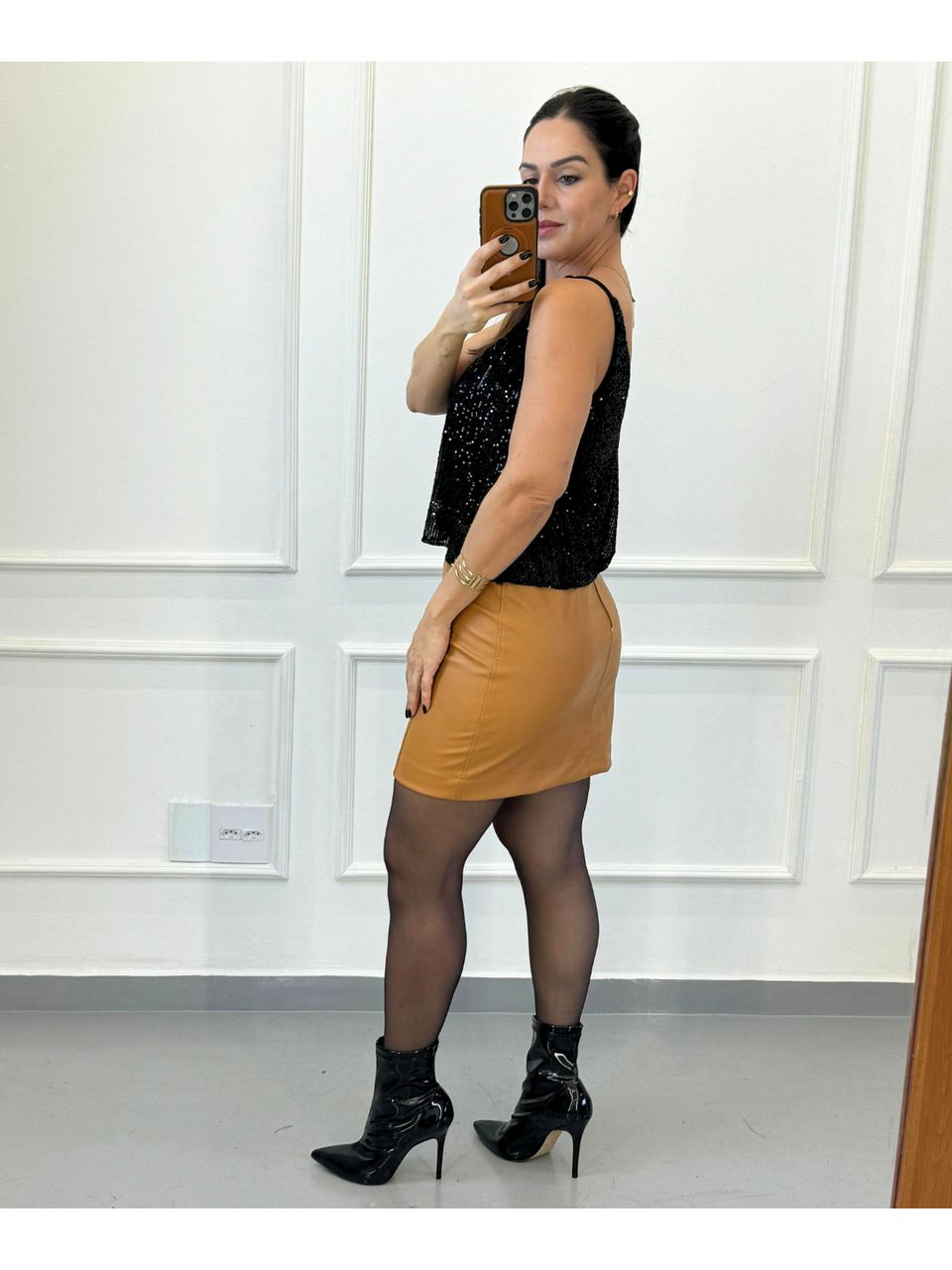 Saia Courino Maya Caramelo