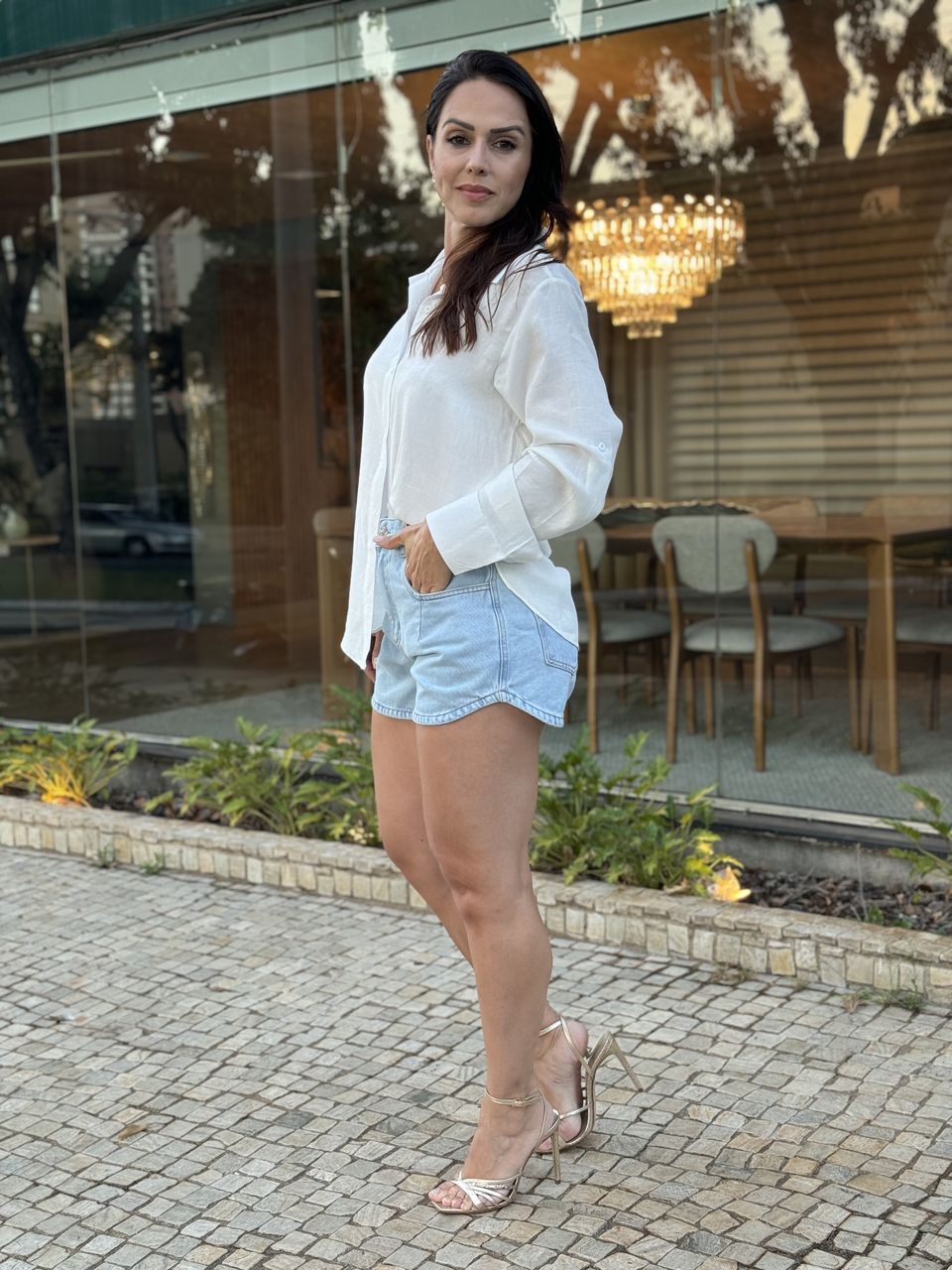 Short Jeans Claro Arpaia