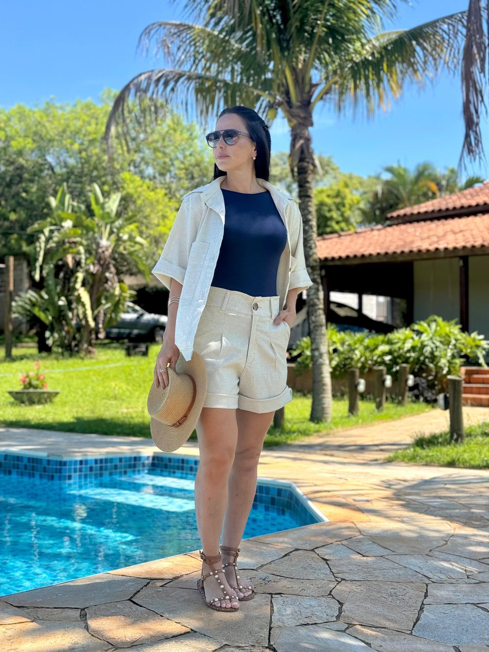 Conjunto Em Linho Coraline Cru Natural - Arpaia