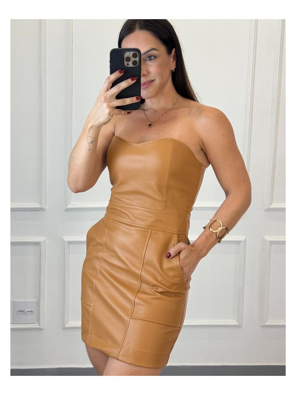 Vestido Tomara que Caia Courino Dri Ferreira Caram... - Arpaia