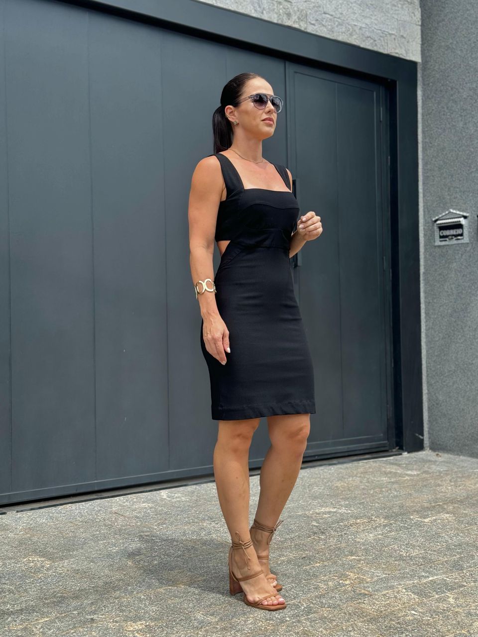 Vestido Curto Preto Eleonora