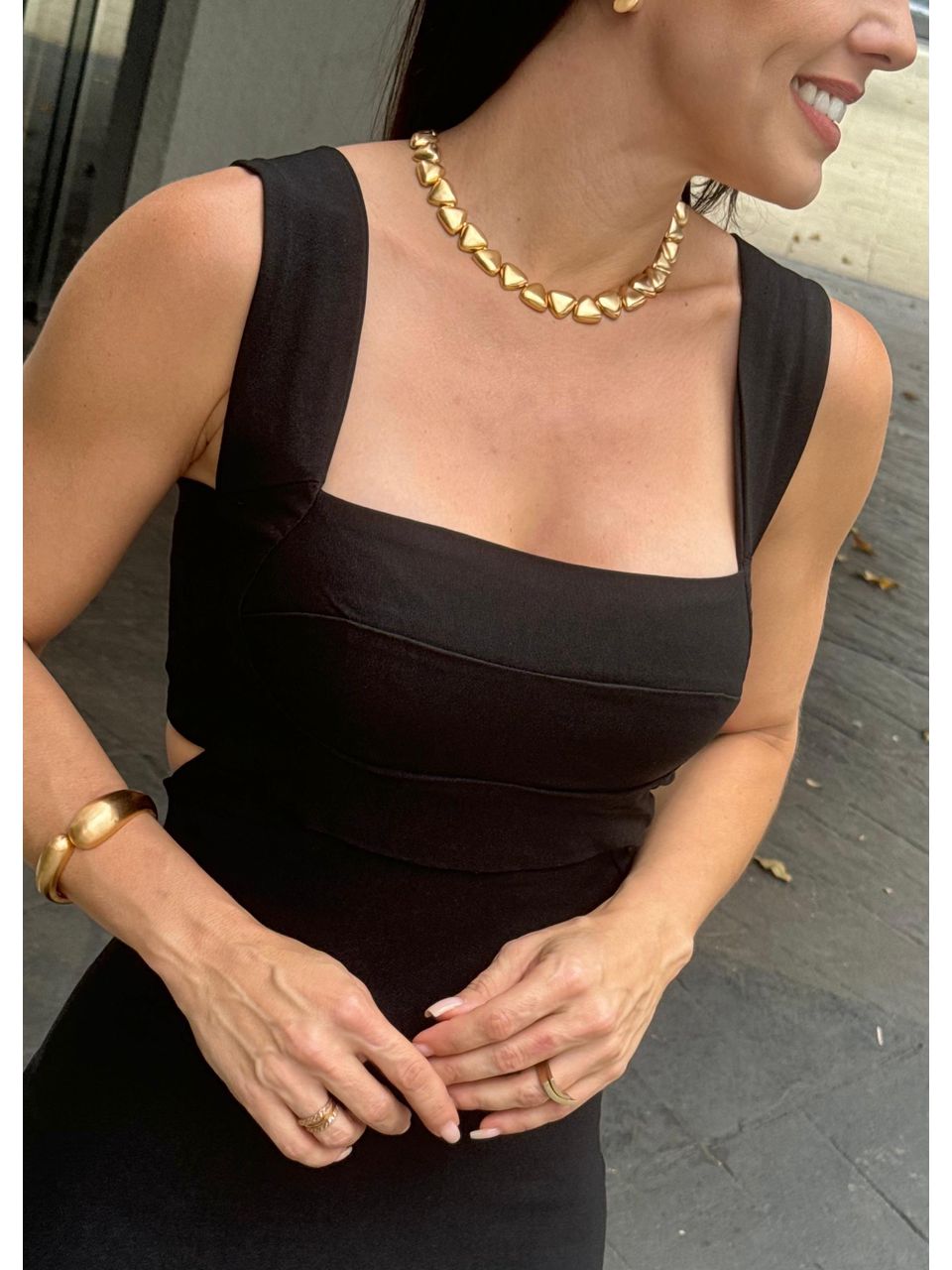 Vestido Curto Preto Eleonora