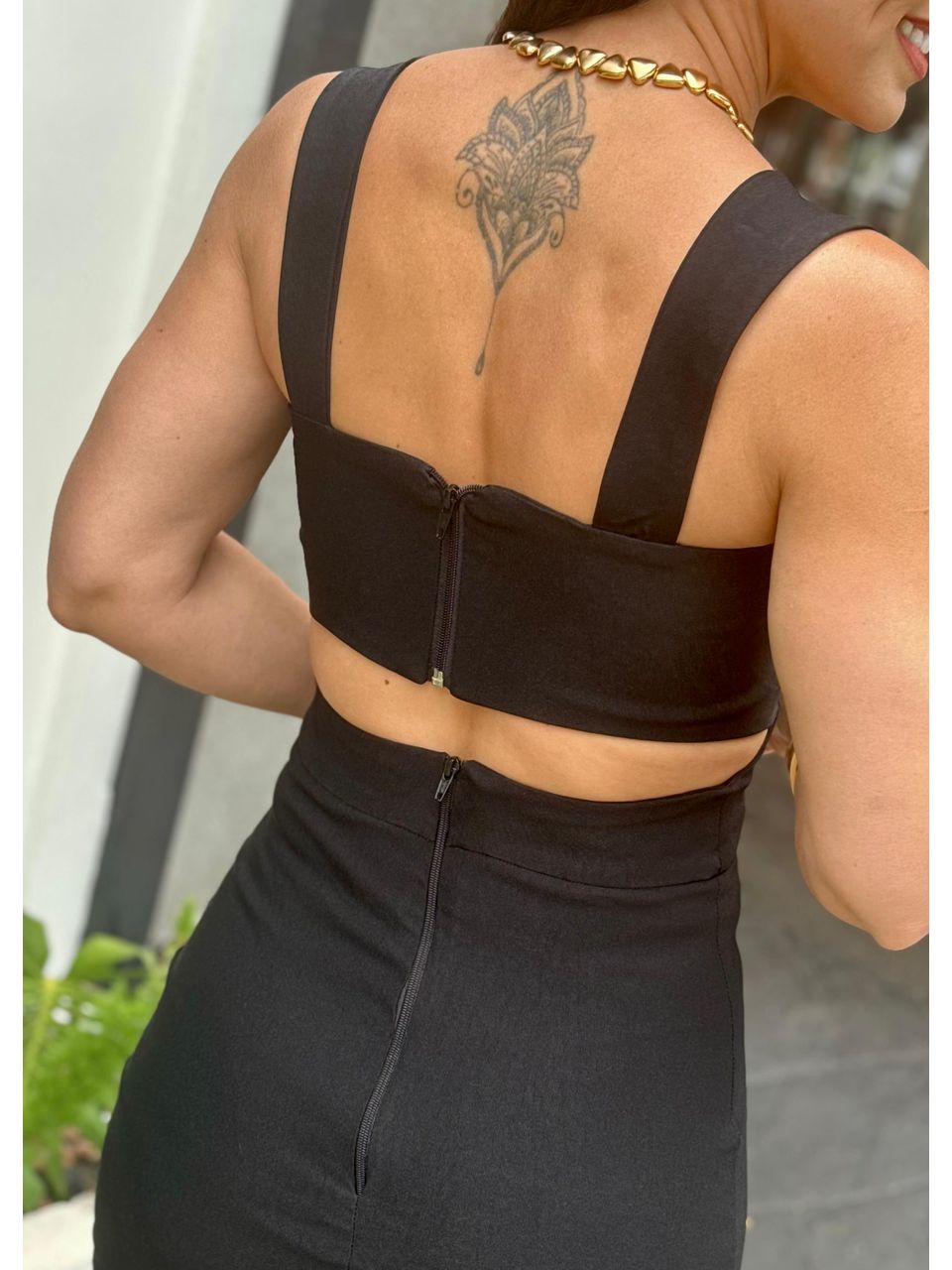 Vestido Curto Preto Eleonora