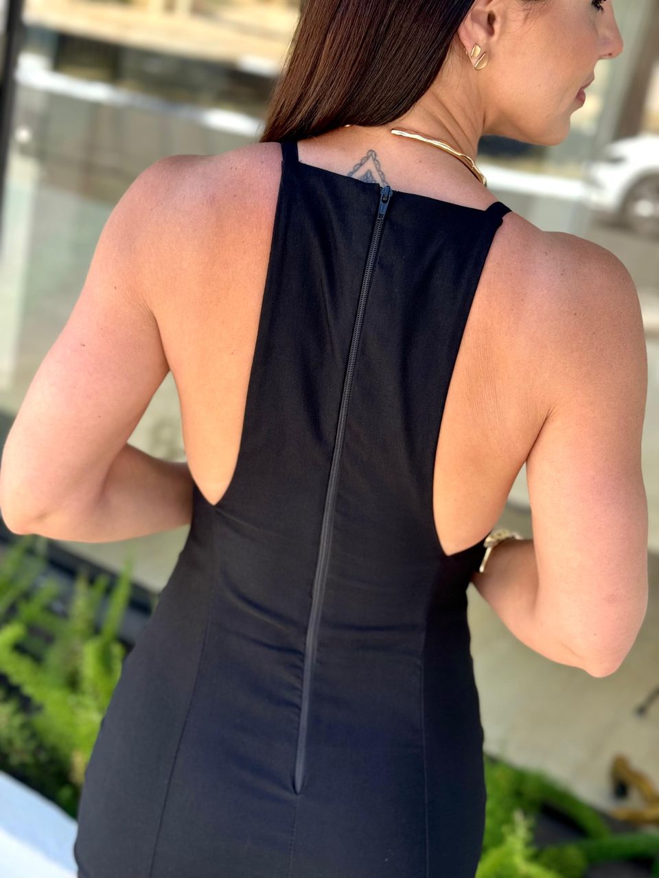 Vestido Genebra Preto Liso
