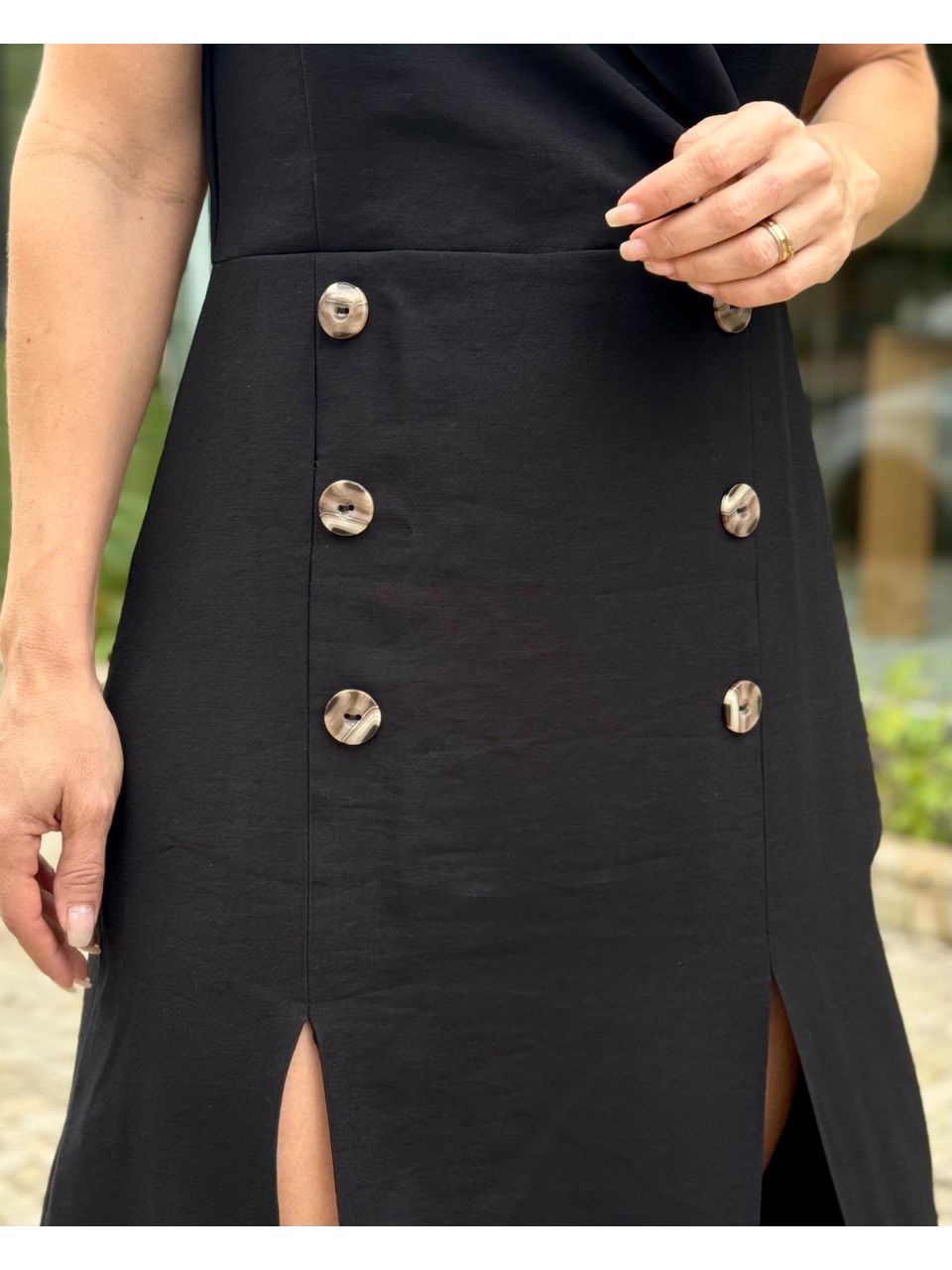 Vestido Longo Preto Iara 