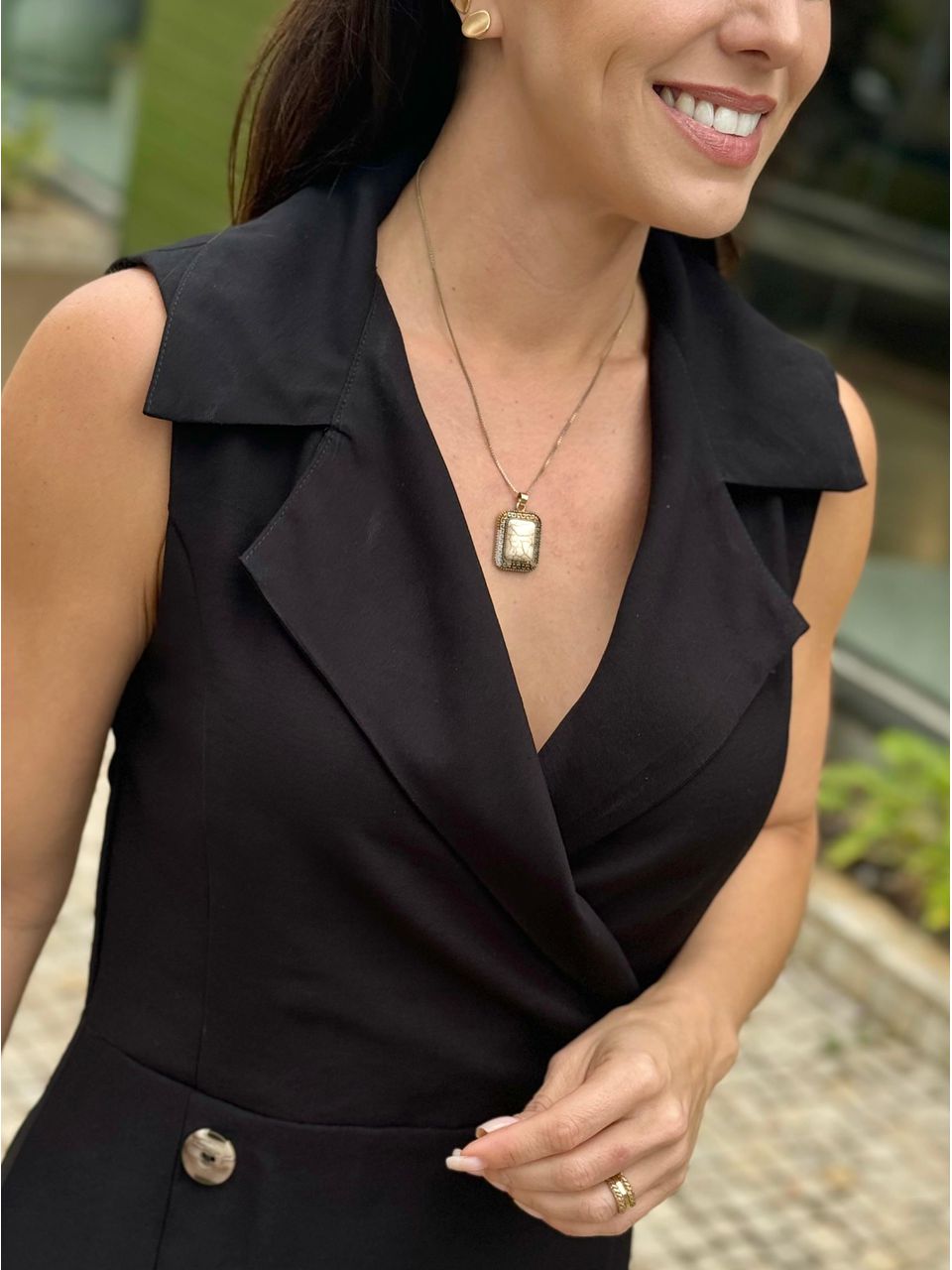 Vestido Longo Preto Iara 