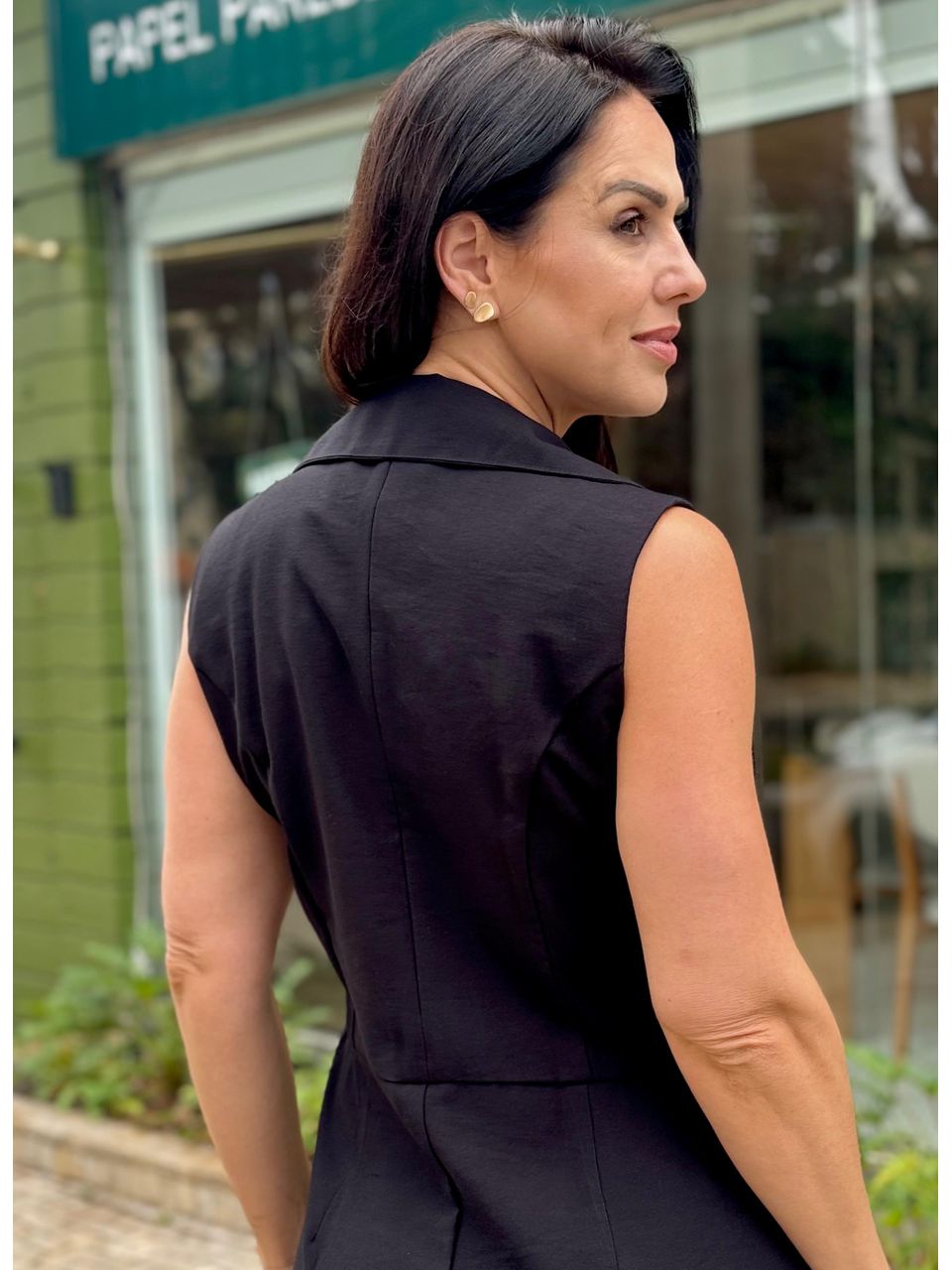 Vestido Longo Preto Iara 