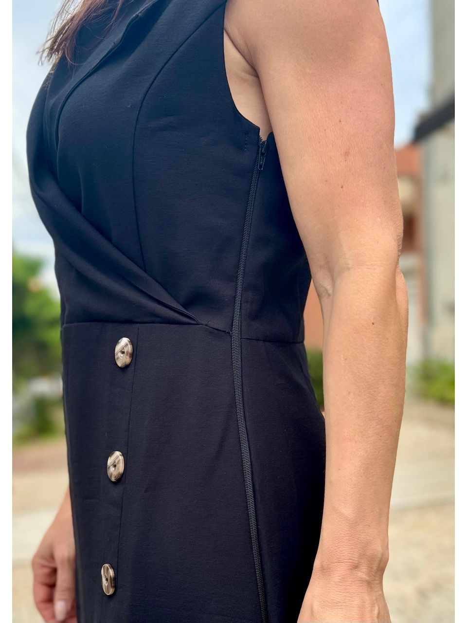 Vestido Longo Preto Iara 