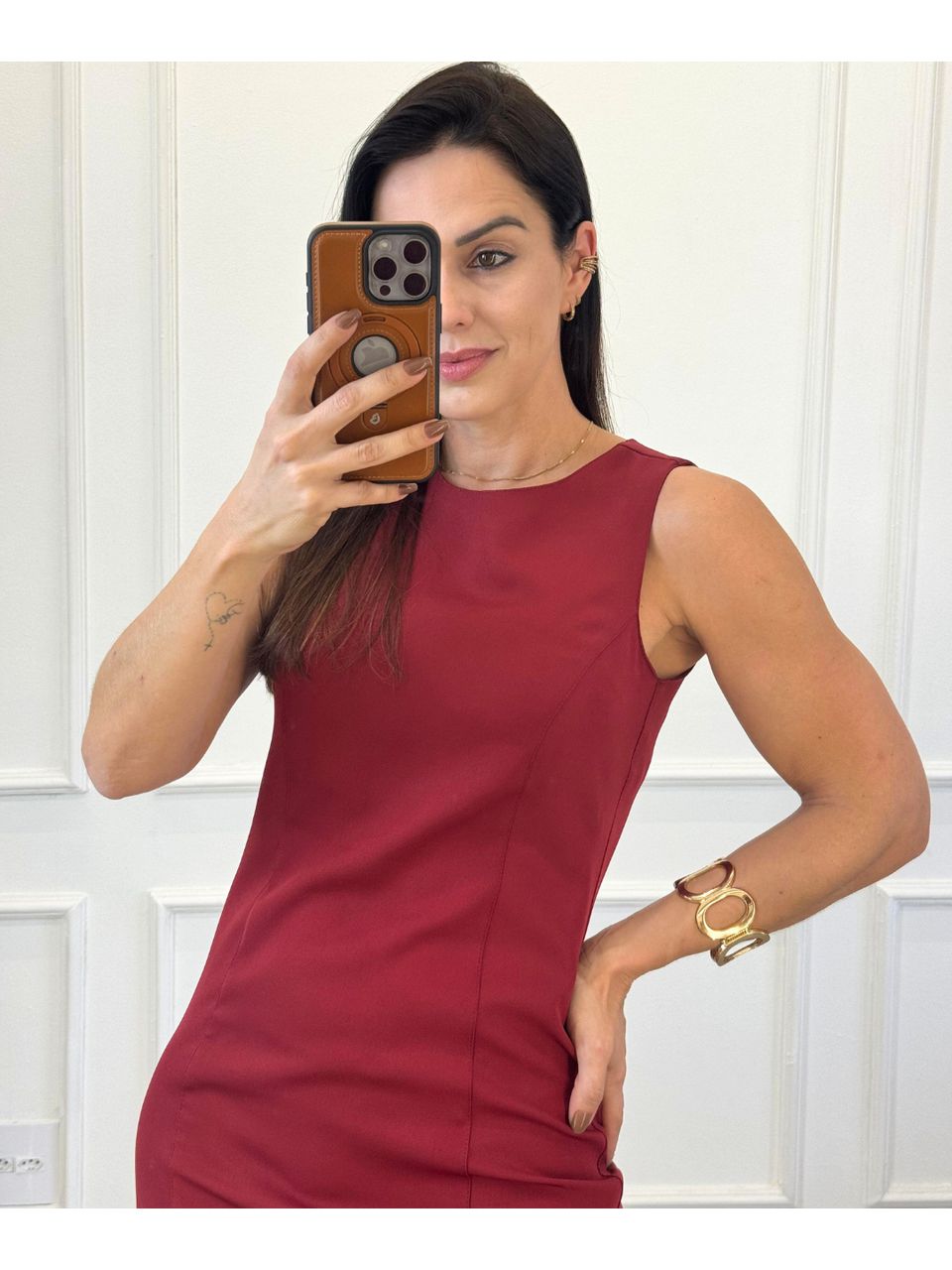 Vestido Melina Red Cherry