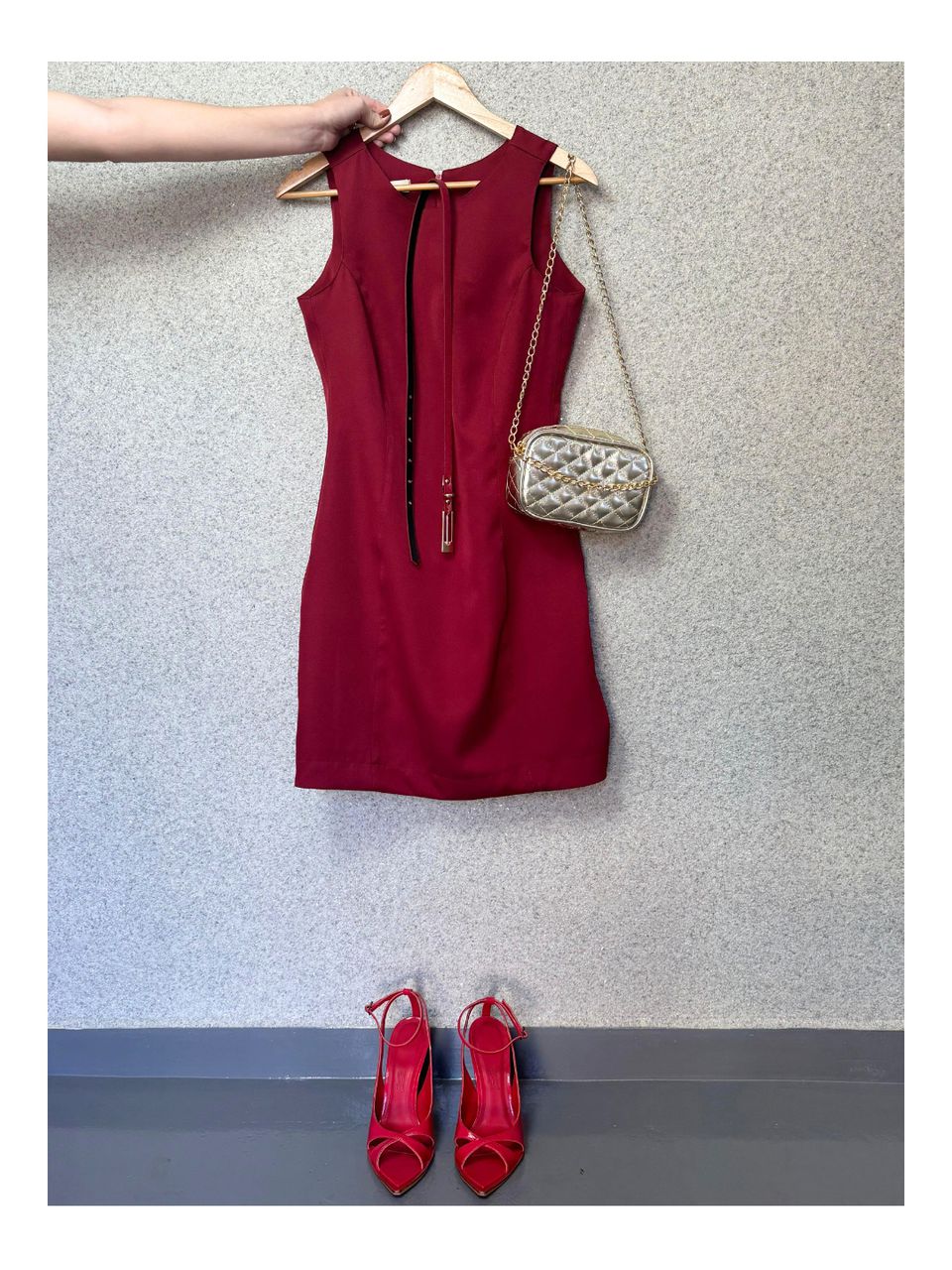 Vestido Melina Red Cherry