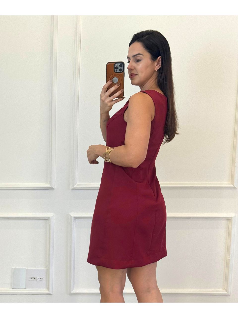 Vestido Melina Red Cherry