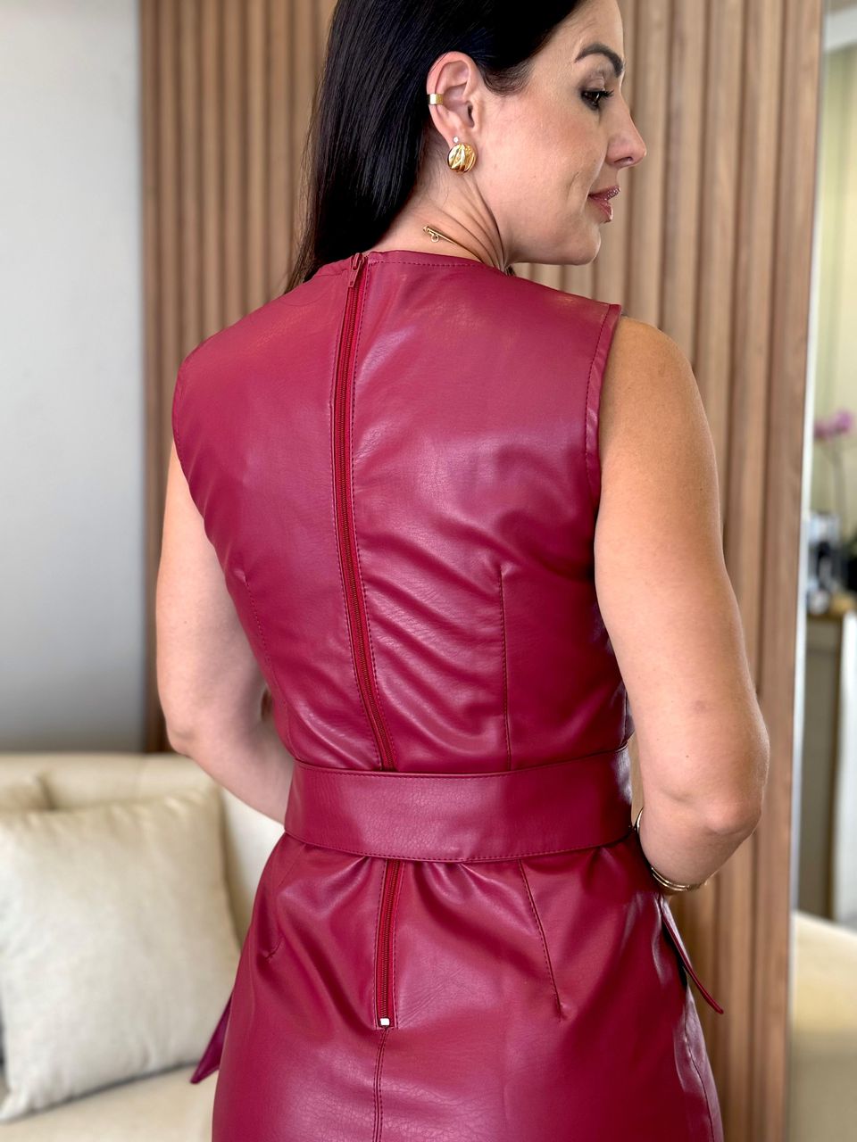 Vestido Courino Miranda Cabernet