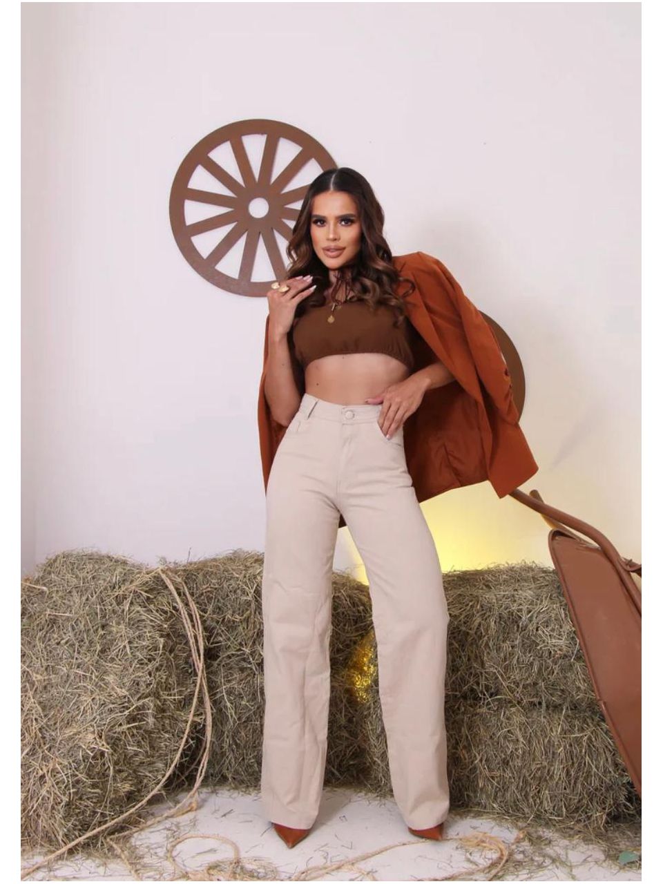 Calça Wide leg Renata
