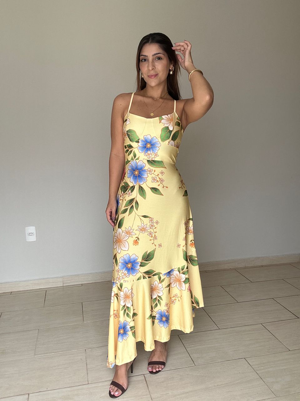 Vestido Estela Estampado - BRUVI