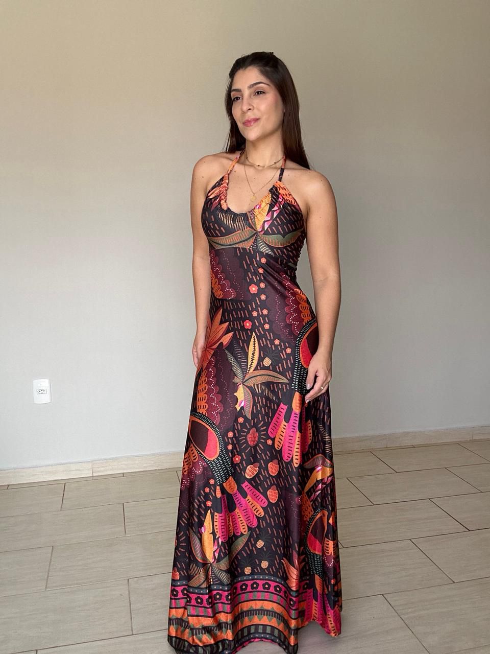 Vestido Emília Estampado - BRUVI
