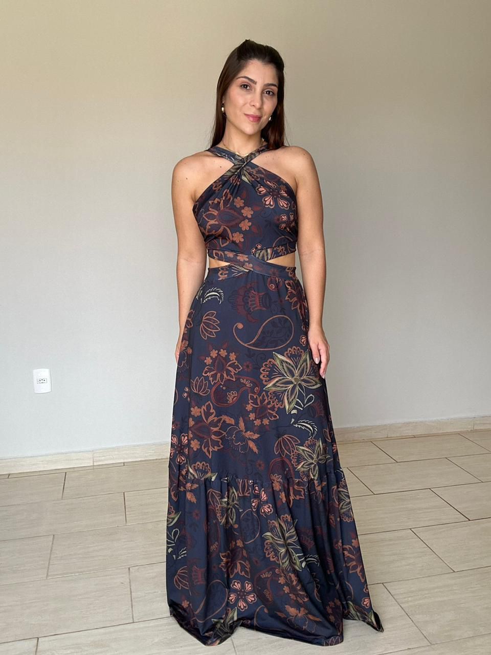 Vestido Flora Estampado - BRUVI