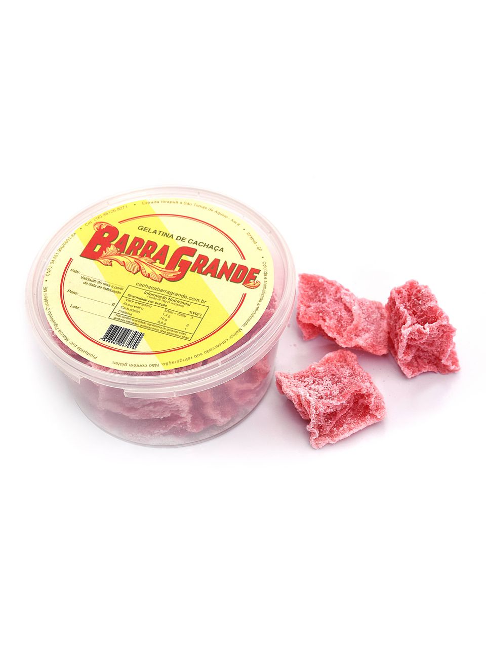 Gelatina de Cachaça Barra Grande 200gr