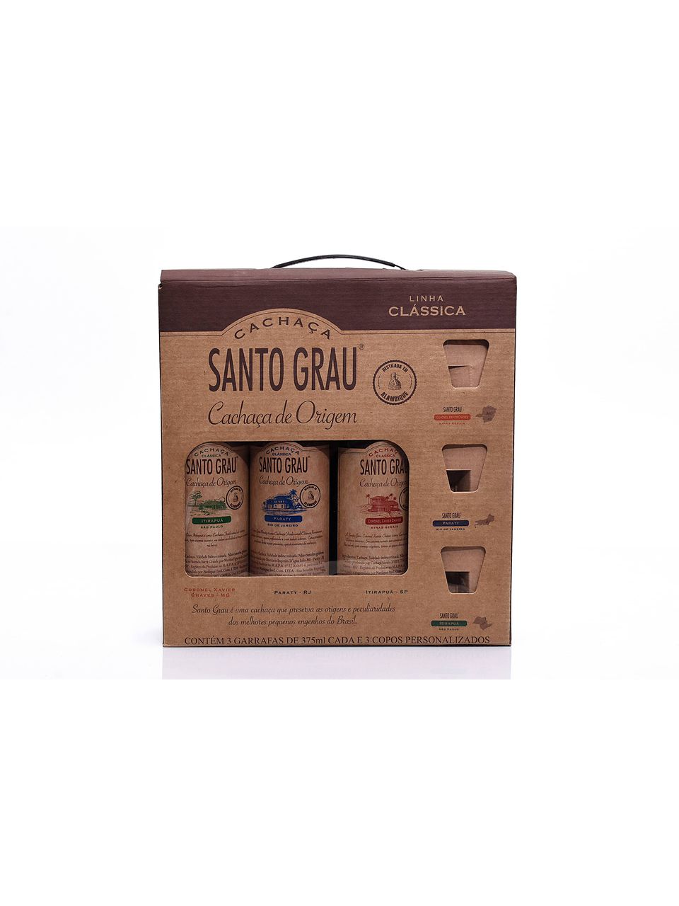 Kit Santo Grau Cachaças de Origem 