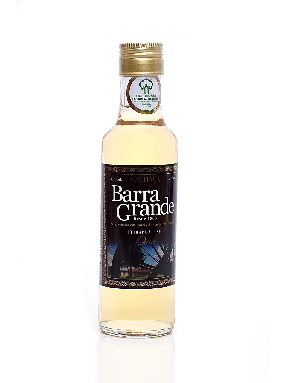 Cachaça Barra Grande Ouro 250ml