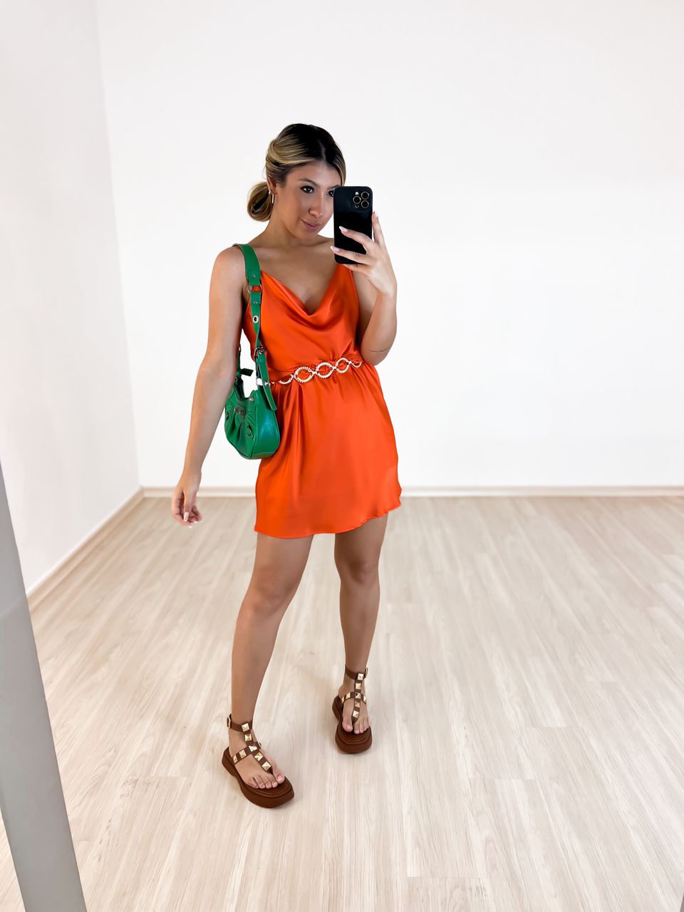 VESTIDO MARINA Laranja