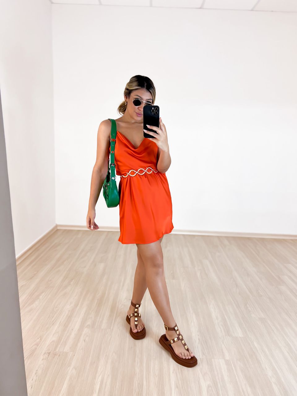 VESTIDO MARINA Laranja