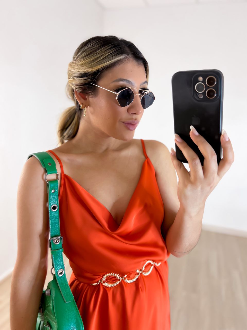 VESTIDO MARINA Laranja
