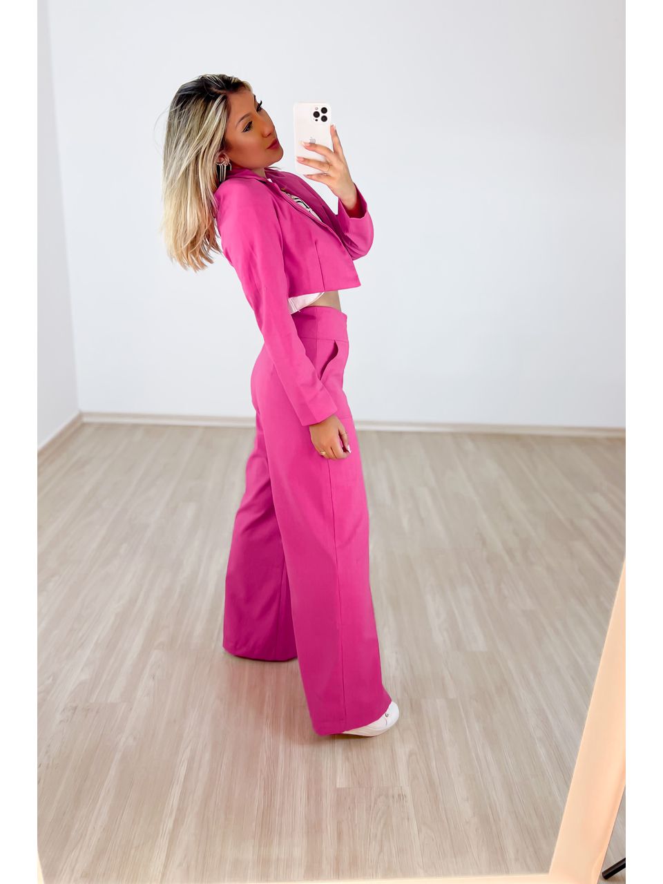 CALÇA CF PANTALONA LINHO Pink