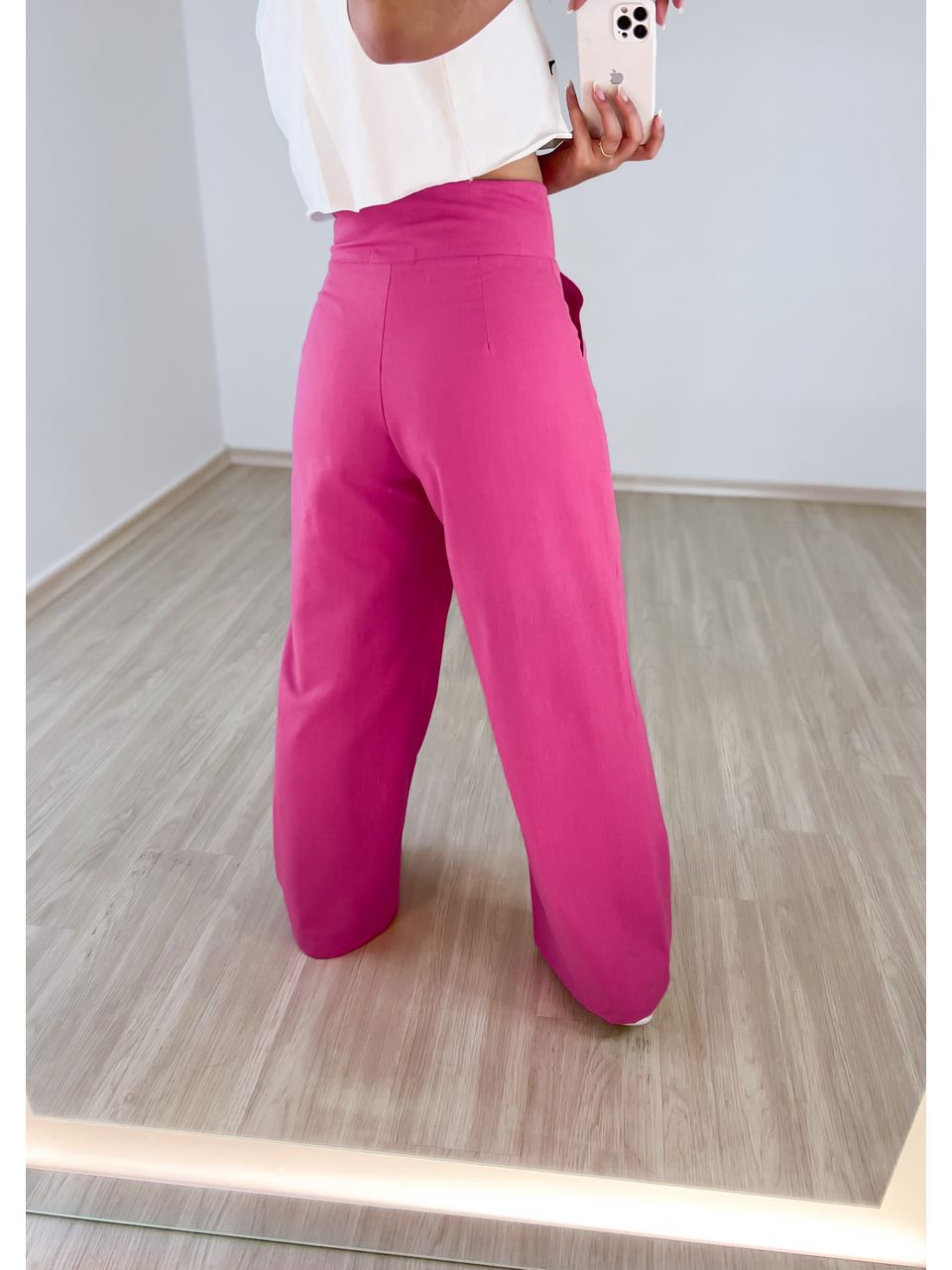 CALÇA CF PANTALONA LINHO Pink