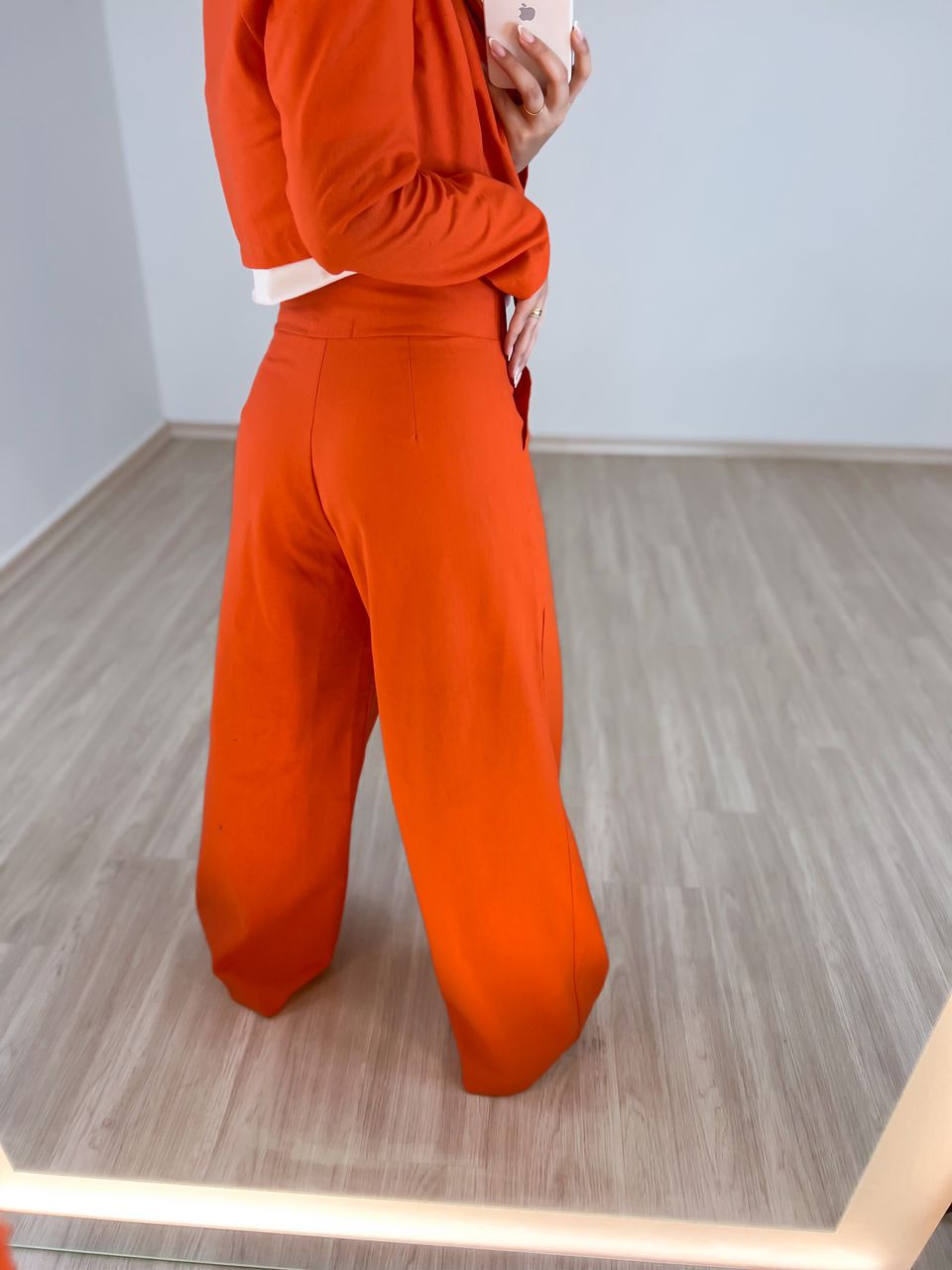 CALÇA CF PANTALONA LINHO Laranja