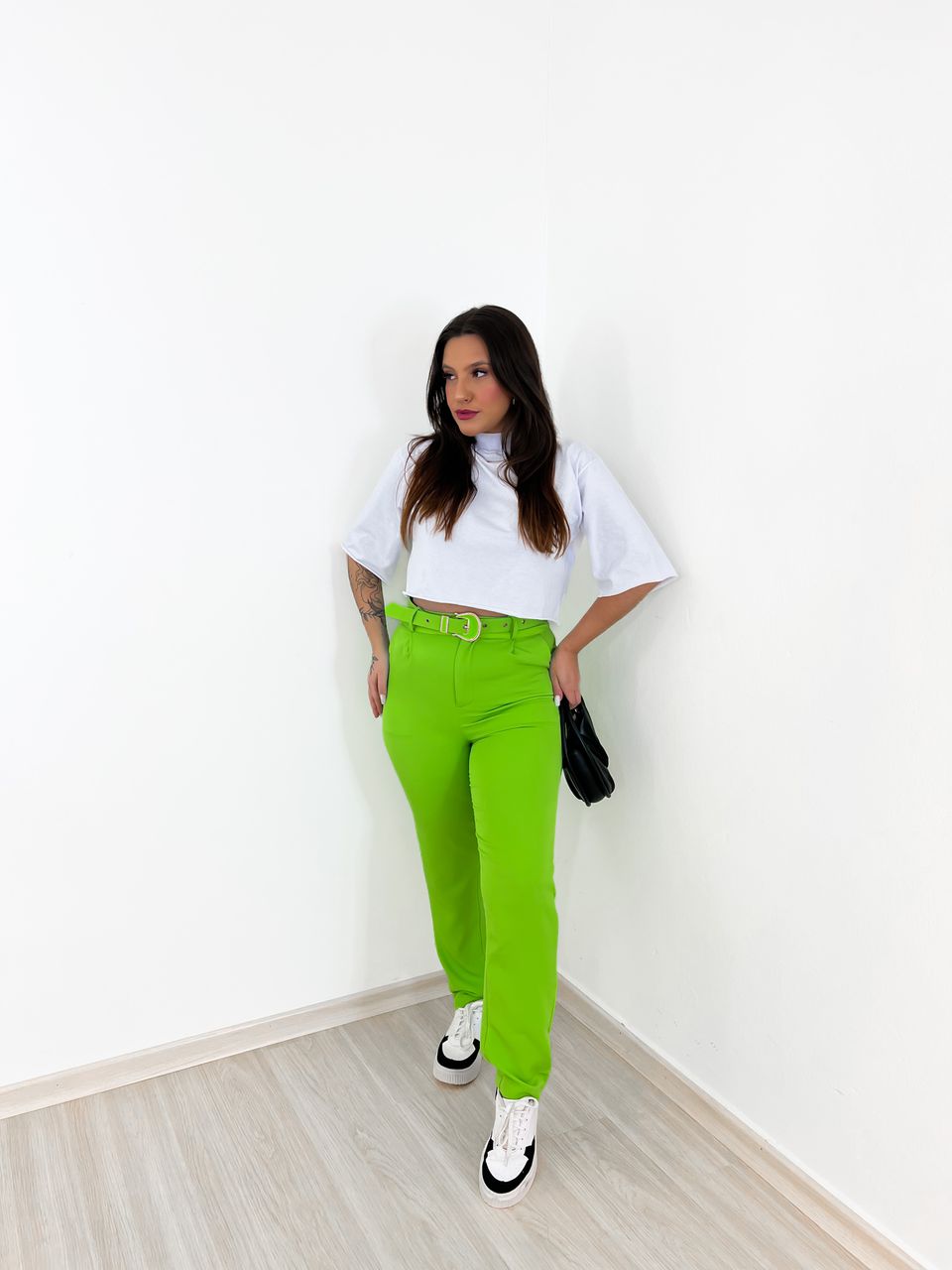 CALÇA SILVIA Verde Claro
