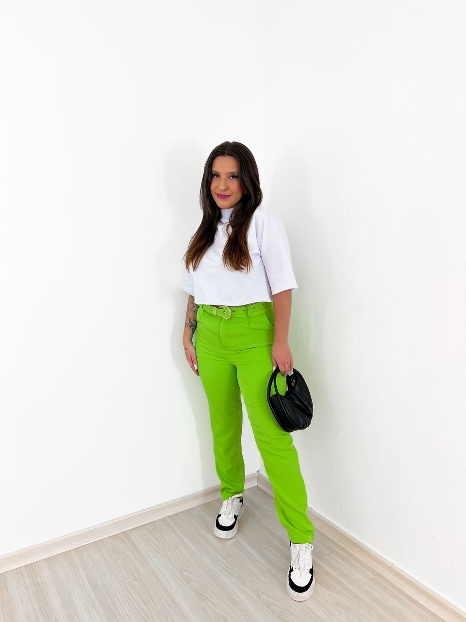 CALÇA SILVIA Verde Claro