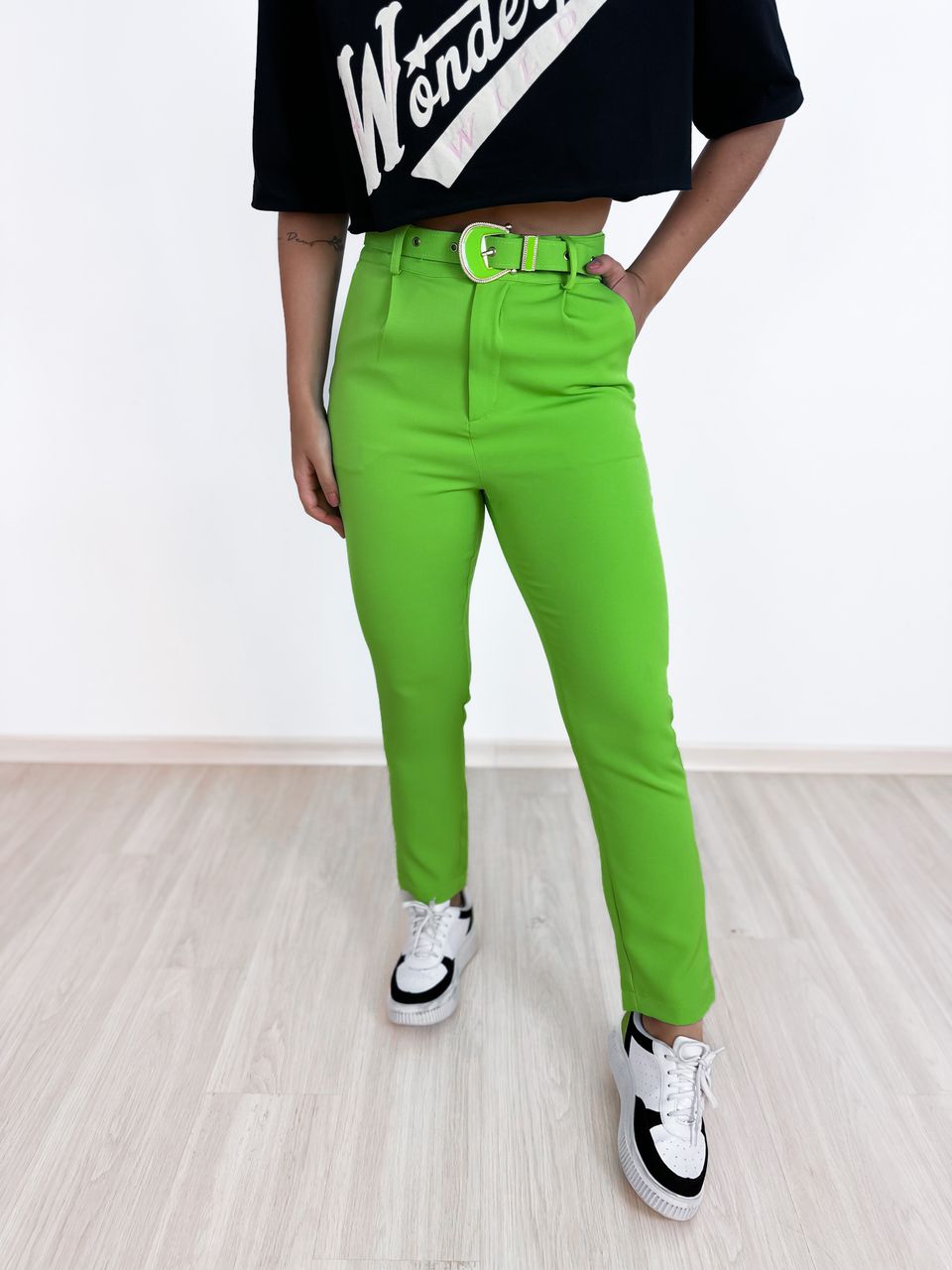 CALÇA SILVIA Verde Claro